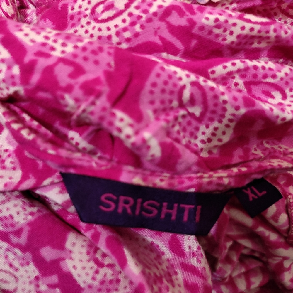 💜💜💜Srishti pink cotton indo western dress - Picture 7 of 7